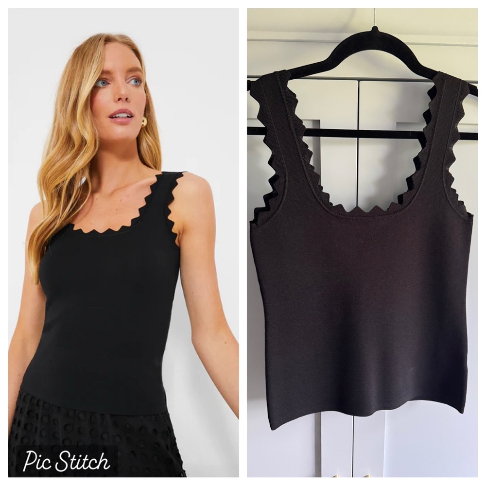 Tuckernuck Ric Rac black tank